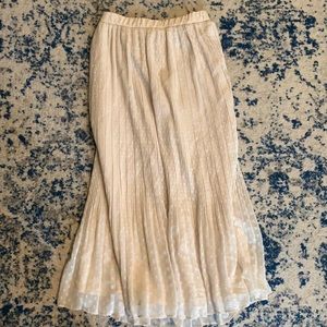 Lulus Swiss dot midi skirt